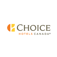 Choice Hotels Canada logo with orange icon and grey text.