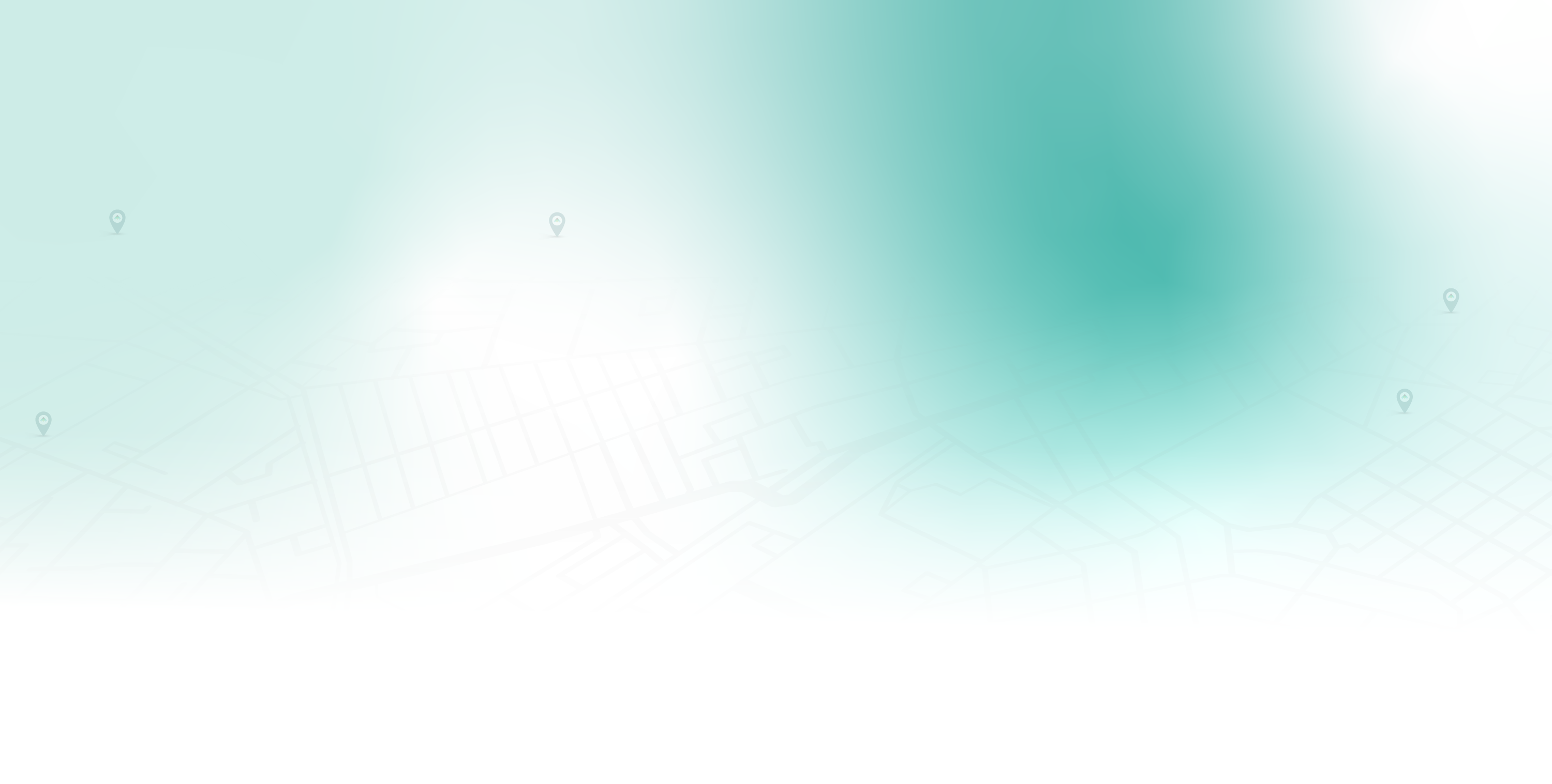 3D illustration of LodgeLink workforce travel platform with hotel search and booking map.