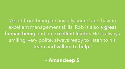 Quote on Technology VP (green).