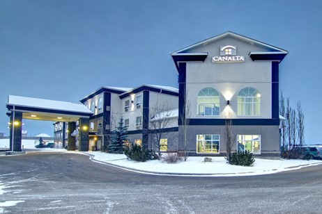 An outside view of the Canalta Camrose in Camrose, Alberta. 
 in Camrose, Alberta.