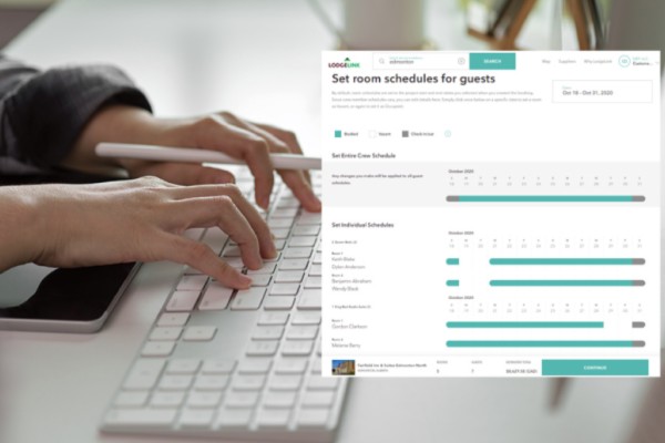 Crew hotel booking platform: book and manage online