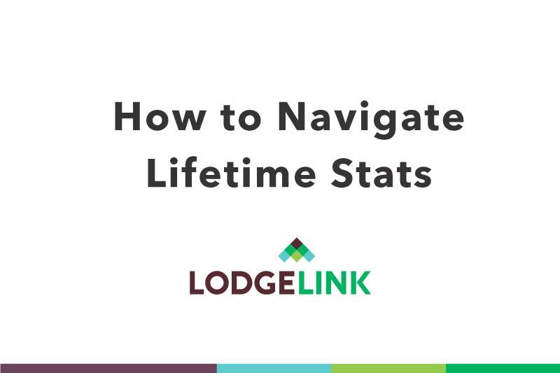 A white background with black text showing how to navigate lifetimes stats